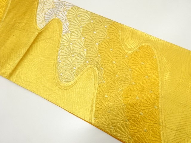 JAPANESE KIMONO / ANTIQUE FUKURO OBI (MATERIAL) / FLOWING WATER / CHRY